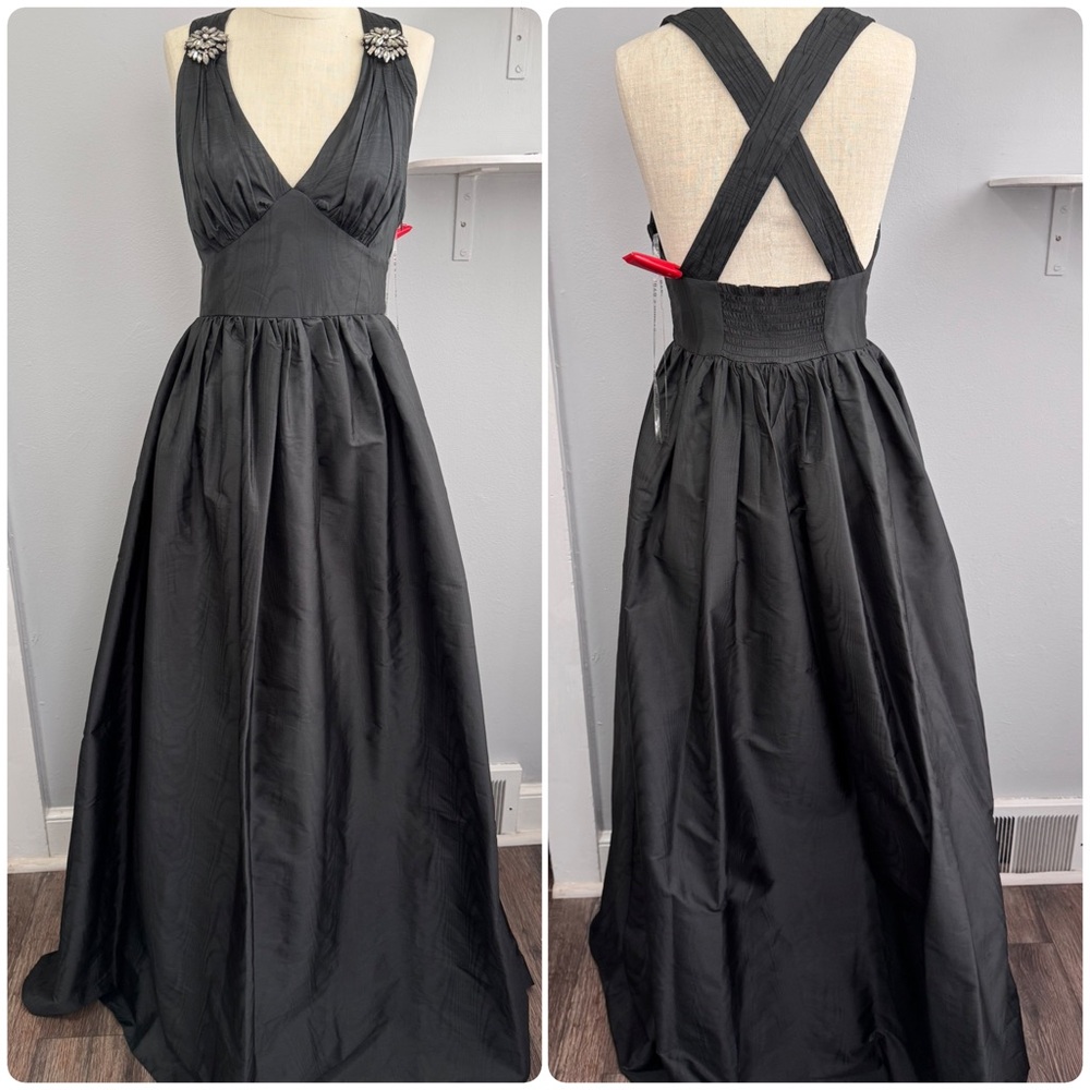 SACHIN & BABI Kenzia Gown Black size 0 - Picture 9 of 10